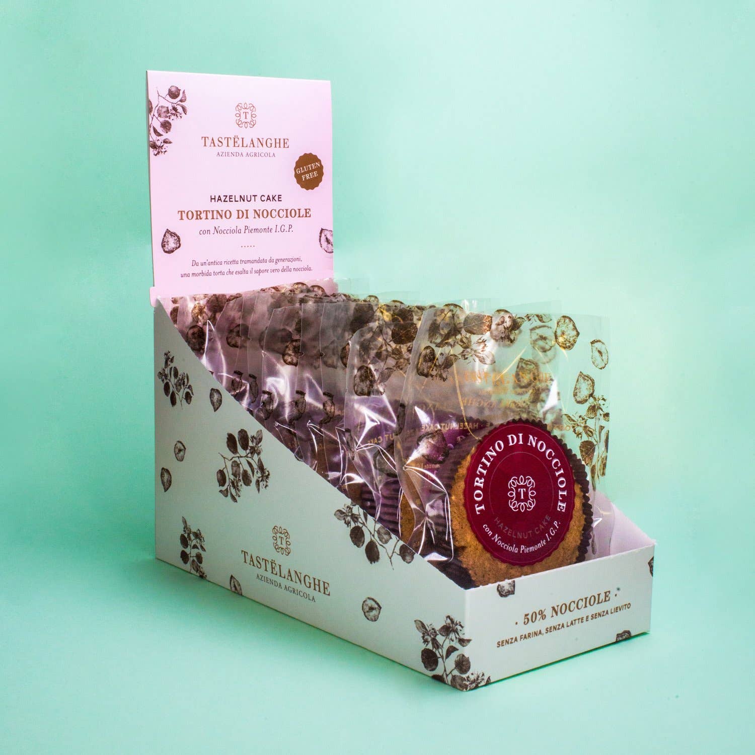 Tastëlanghe Azienda Agricola Quazzo Paolo – Großhandel Cookie – Tastëlanghe Haselnusskuchen (Schachtel mit 10 Stück)2