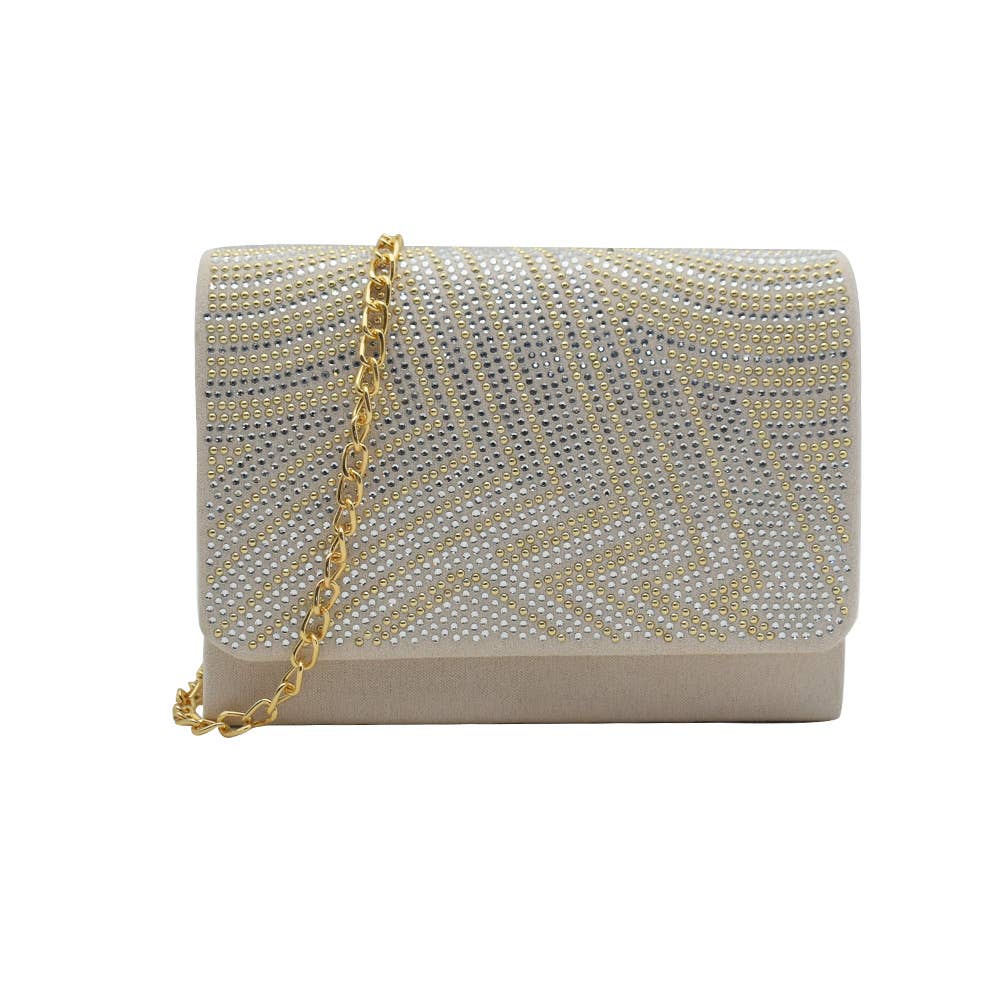 Belle Trading Ltd - Wholesale Clutch Bag - Women's - Alice Art Deco Inspired Jewelled Clutch Bag with Chain Strap9