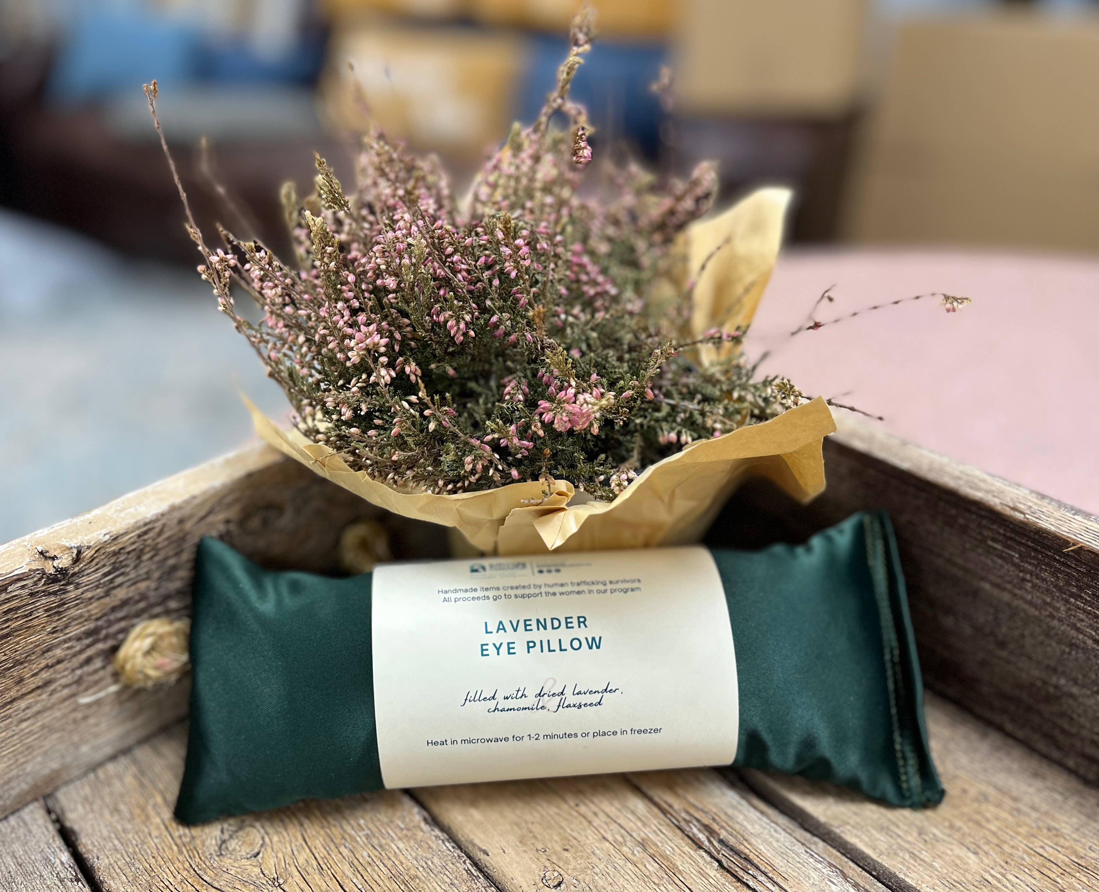 Survivors Alliance for Growth and Employment - Wholesale Spa/Therapy Pillow - Soothing Eye Pillow with Lavender & Chamomile8