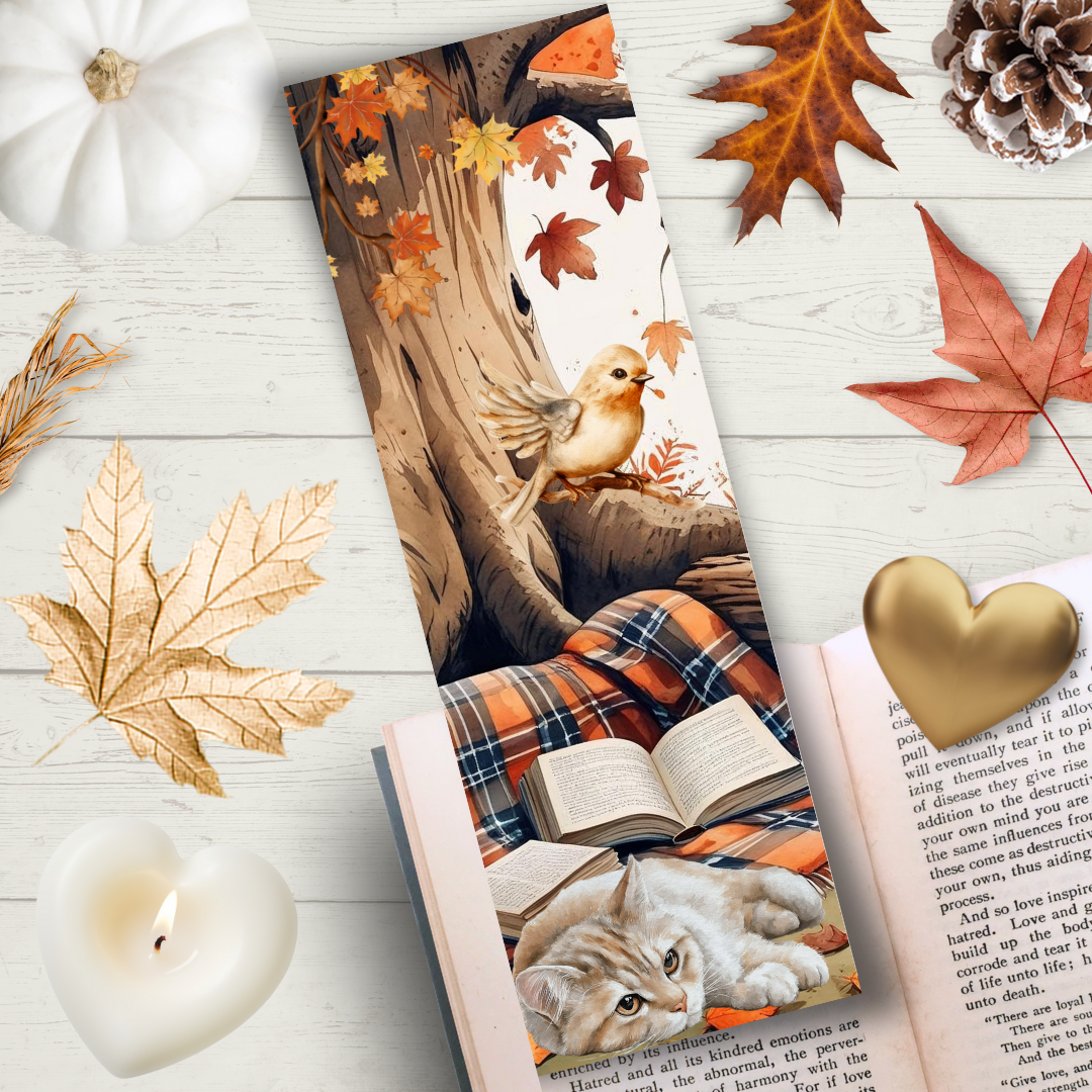 Les Moonettes – wholesale Bookmark – Bookmark The Rest of the Forest Cat2