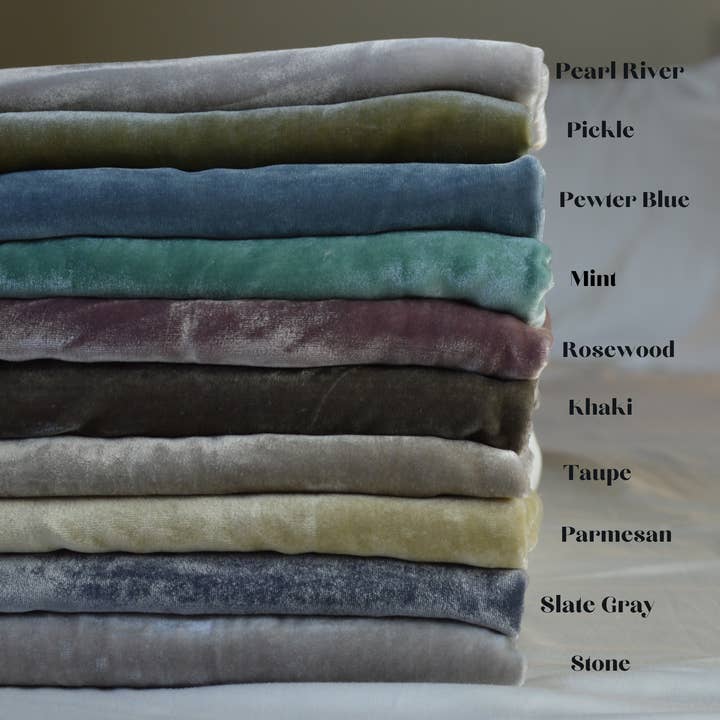Luala Silk - Wholesale Duvet Cover - Fabric by the Yard-Silk Velvet Fabric Bulk Whole sale0