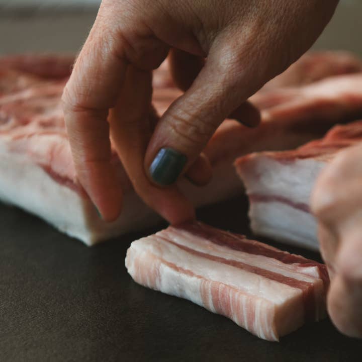 Alta Gama Foods – wholesale Pork – Texas Iberico® Iberico Pork BELLY