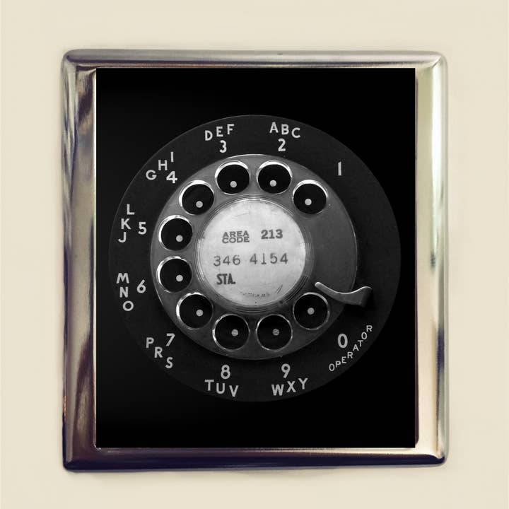 Rotary Phone Business Card ID Holder Wallet Vintage Telepho for wholesale by FringePop