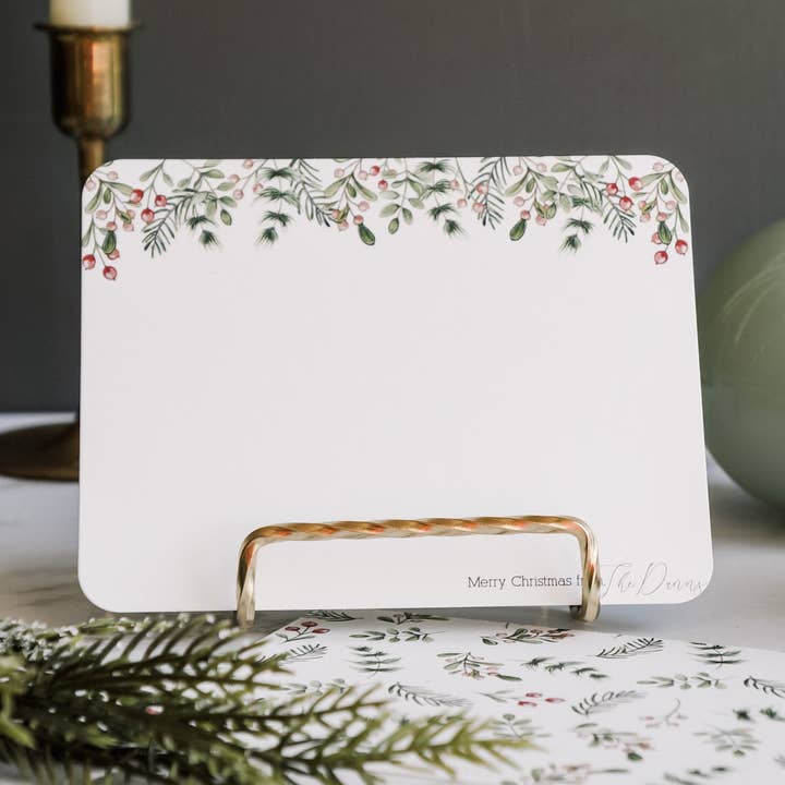 Winter Foliage Note Card Set for wholesale by 9+C Designs