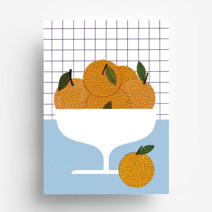 Ansichtkaart Sinaasappels DIN A6 voor wholesale door jungwiealt