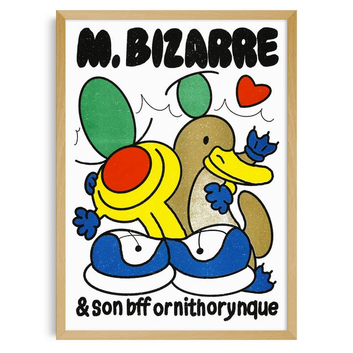 A3-Plakat - Herr Bizarre - DE für den Großhandel von KIBLIND Atelier