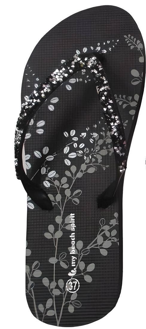 MB SMERWICK SA - Wholesale Flip Flops - Women's - ALMOND TREE BEACH SLIPPER – 2 COL. - T.36/41 - MBS015761