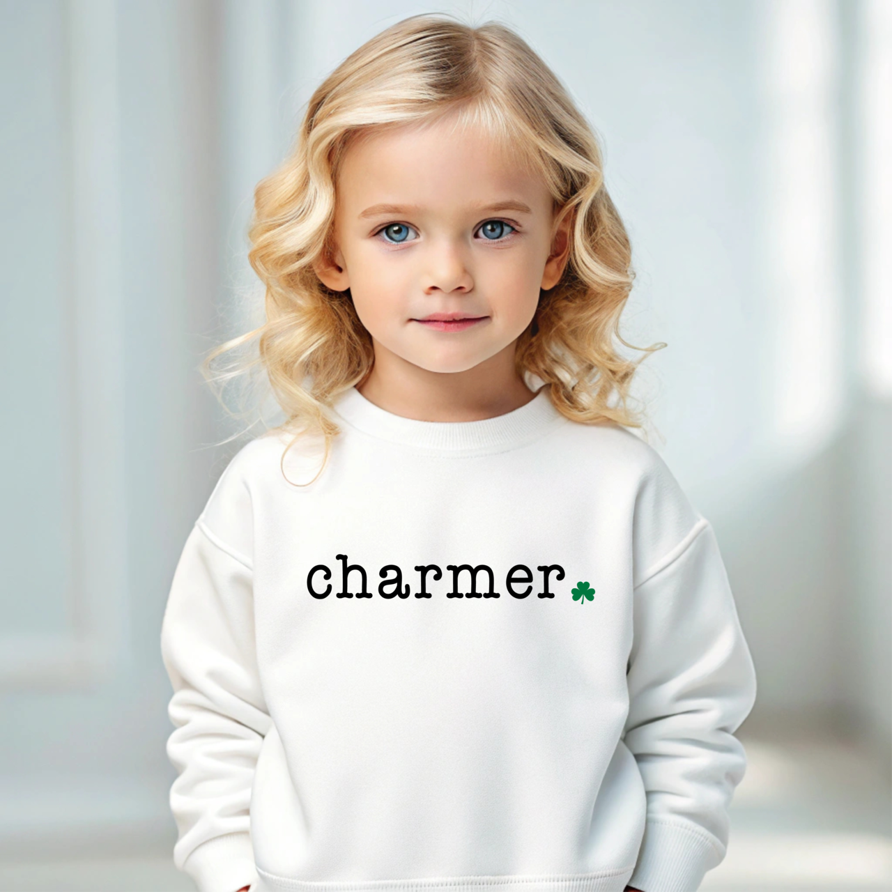 Bump & Beyond Designs - Wholesale Shirt - Kids - Toddler and Kids, Charmer St. Patrick's Day Sweatshirt0