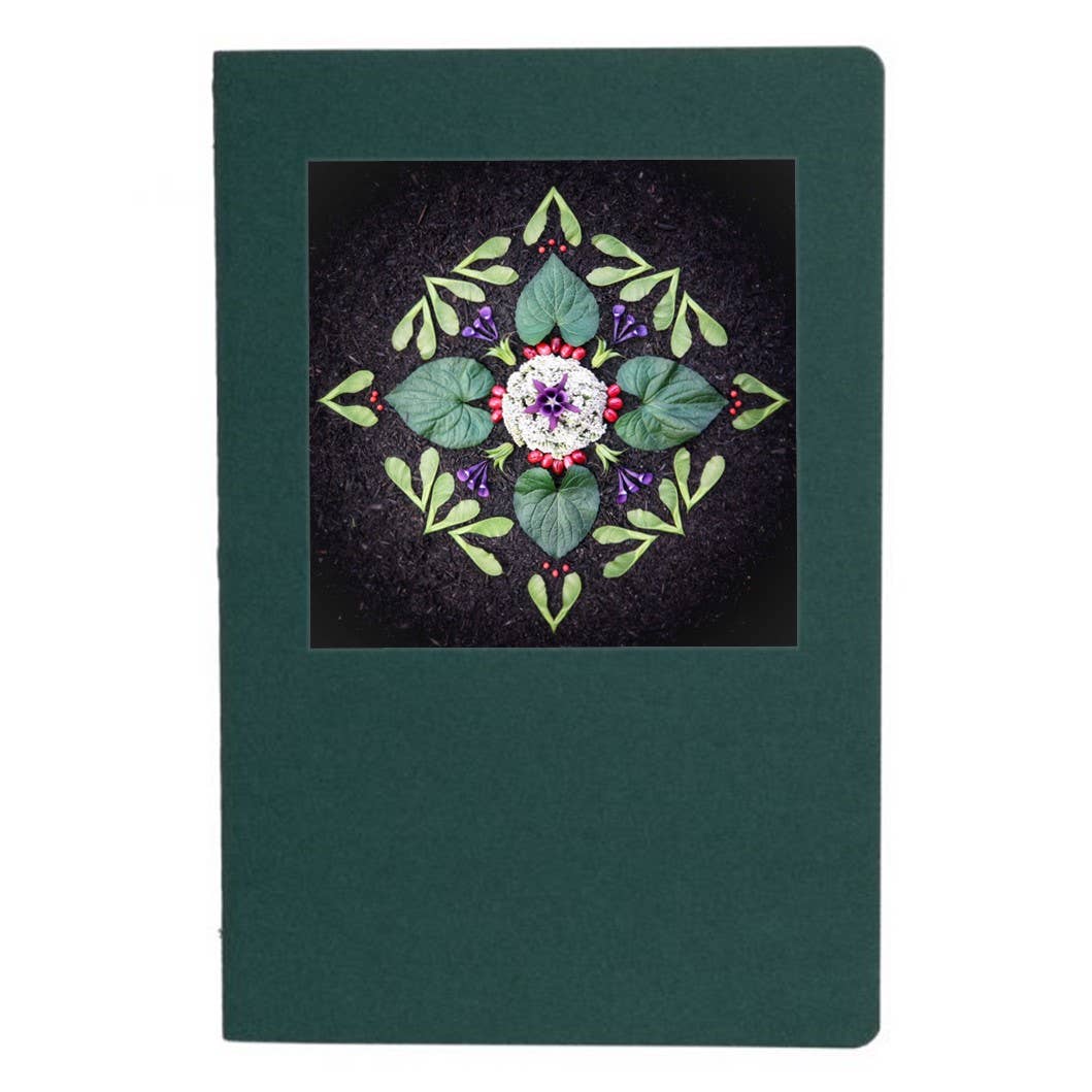 Nature Mandala Art - Wholesale Notebook - Nature / Flower Mandala LG Notebooks:: Earth Tones Designs4