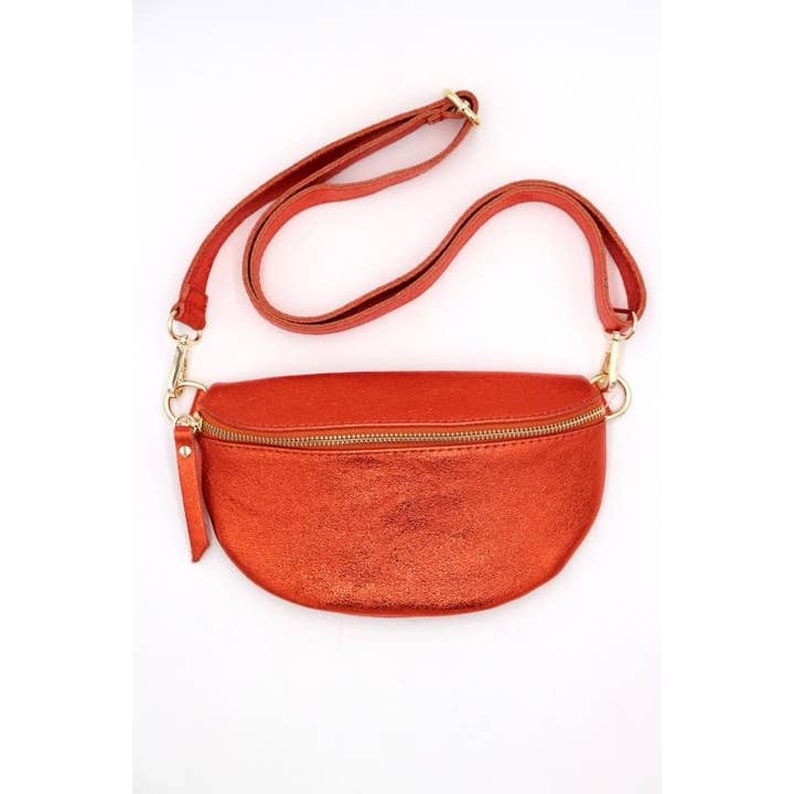 Cassette Barcelona - Vendita all'ingrosso Marsupio - Donna - Cassetta - Fanny Pack Metallic Pink