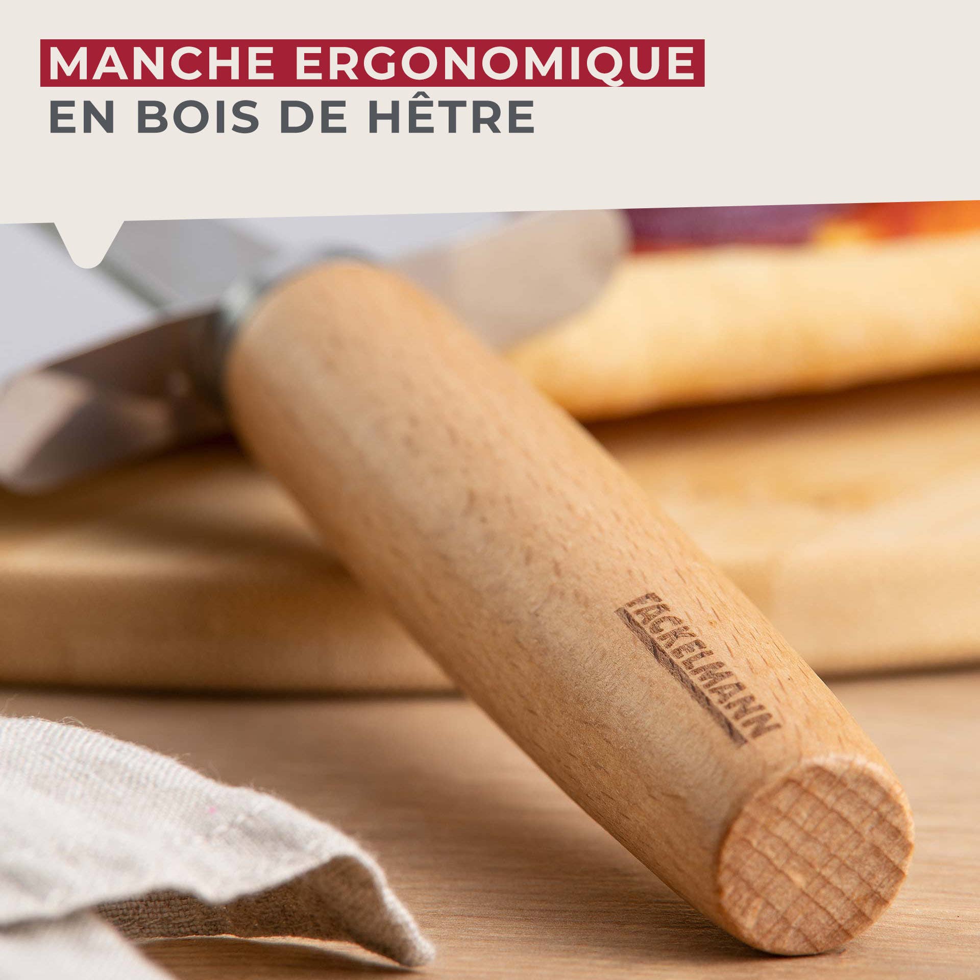 Fackelmann - Wholesale Pizza Wheel - Giant pizza wheel with wooden handle 23 cm Pizza & Pasta6