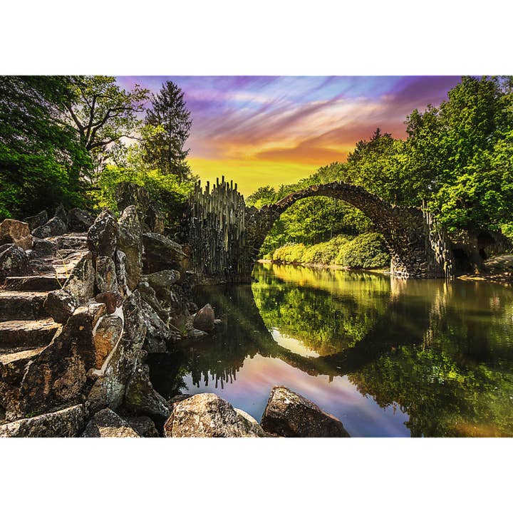 Trefl USA - Wholesale Puzzle - Adult - Trefl Premium Plus 1000 Piece Puzzle - Rakotz Bridge in Kromlau, Germany