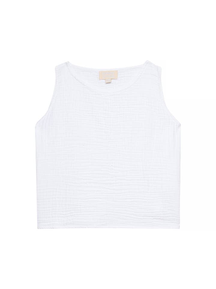 Honest Cotton - Wholesale Tank Top - Women's - Crop Tank | Crinkle Cotton Tank Top