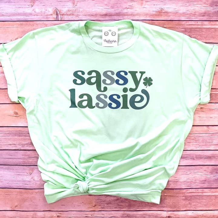 Daydreamer Designs - Wholesale Screen Printed T-Shirt - Women's - Sassy Lassie Tee
