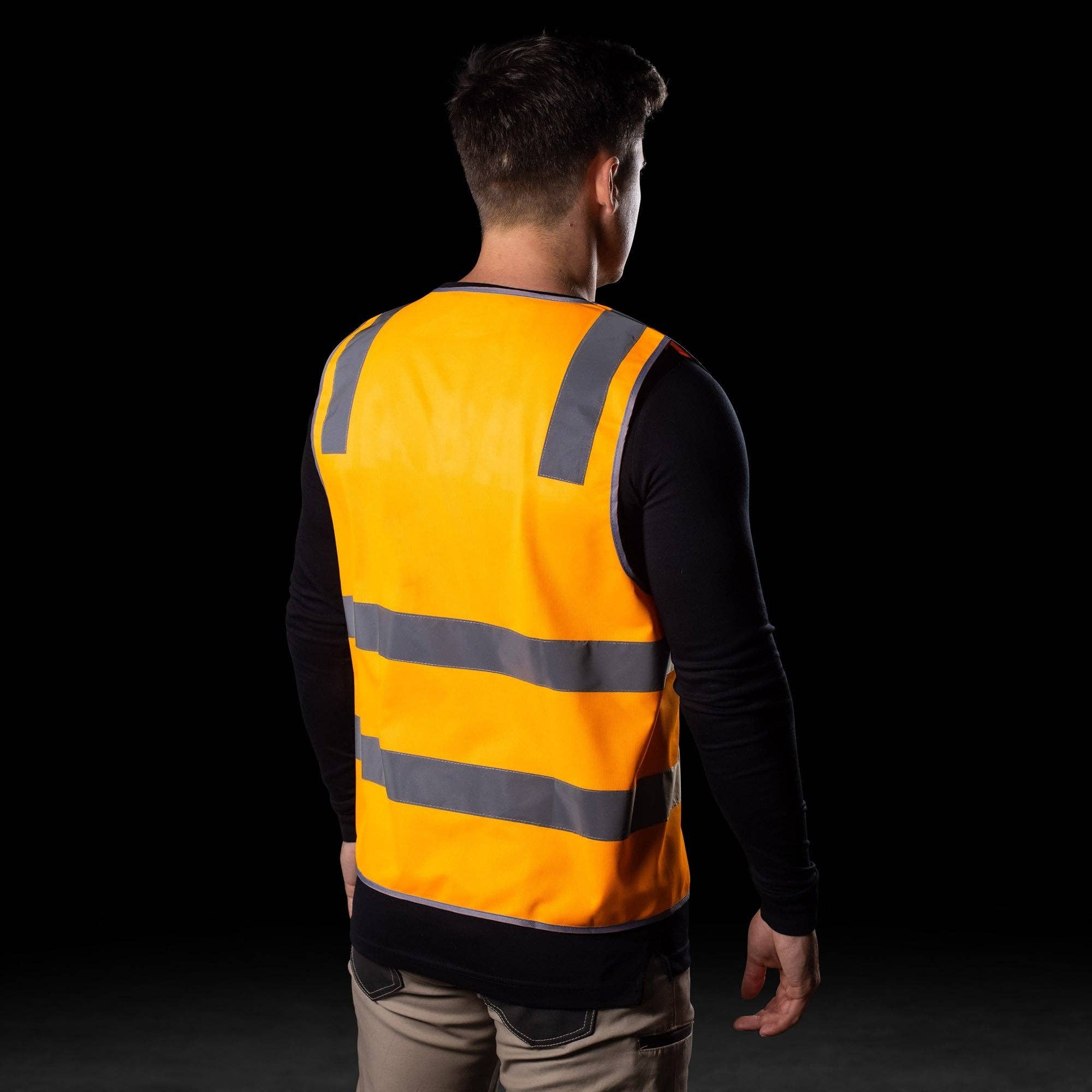 BAD WORKWEAR - Wholesale Safety vest – Unisex - BAD® HI-VIS DAY/NIGHT ZIP SAFETY VEST6