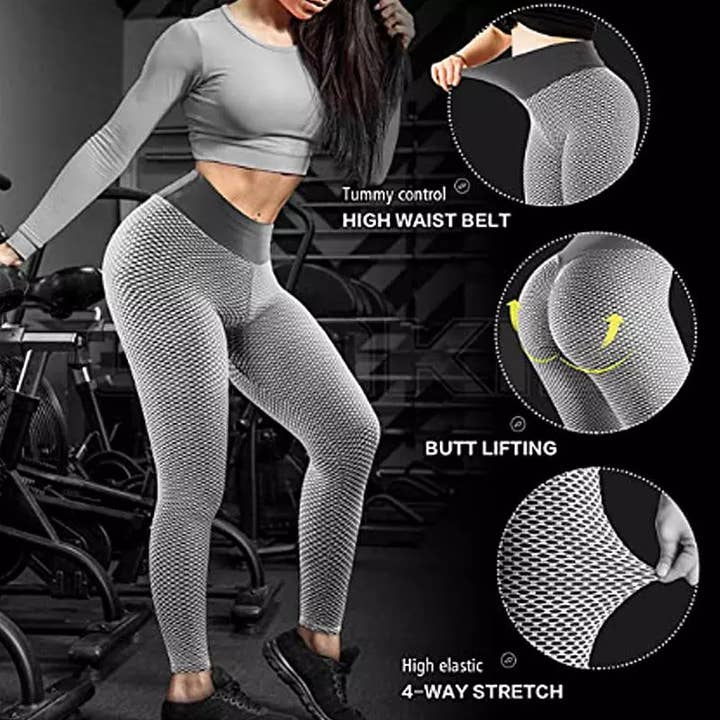 VIGOR - Wholesale Athletic/lounge leggings – Women's - Sharp High waist yoga pants leggings wild beauty rare crush pattern look - MOQ 10 pcs8