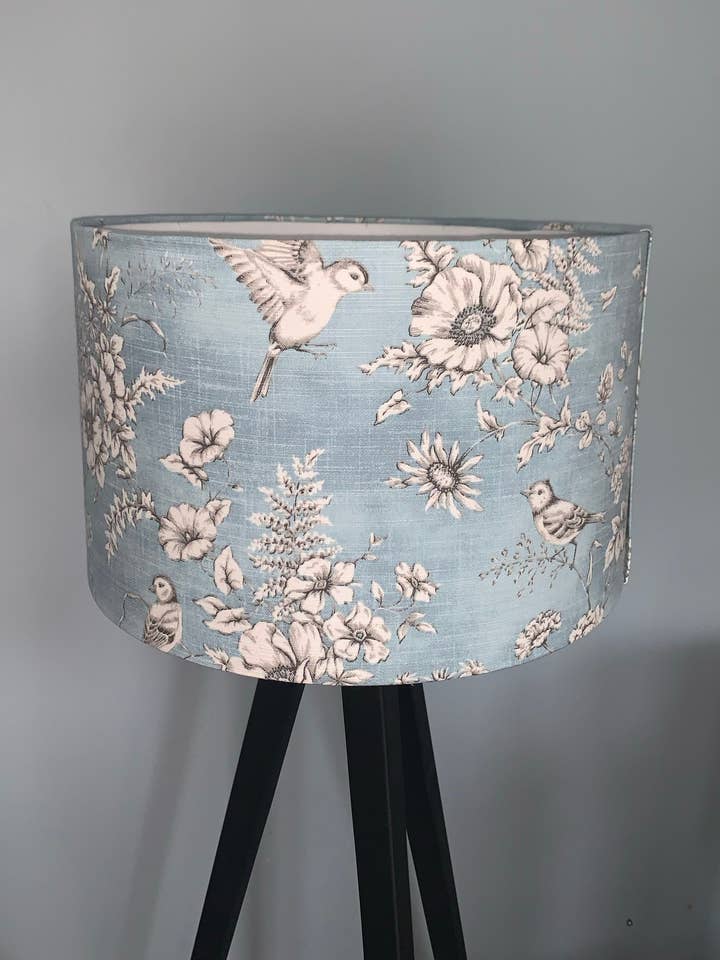 Garden Birds Lampshade for wholesale by The Lampshade Jungle