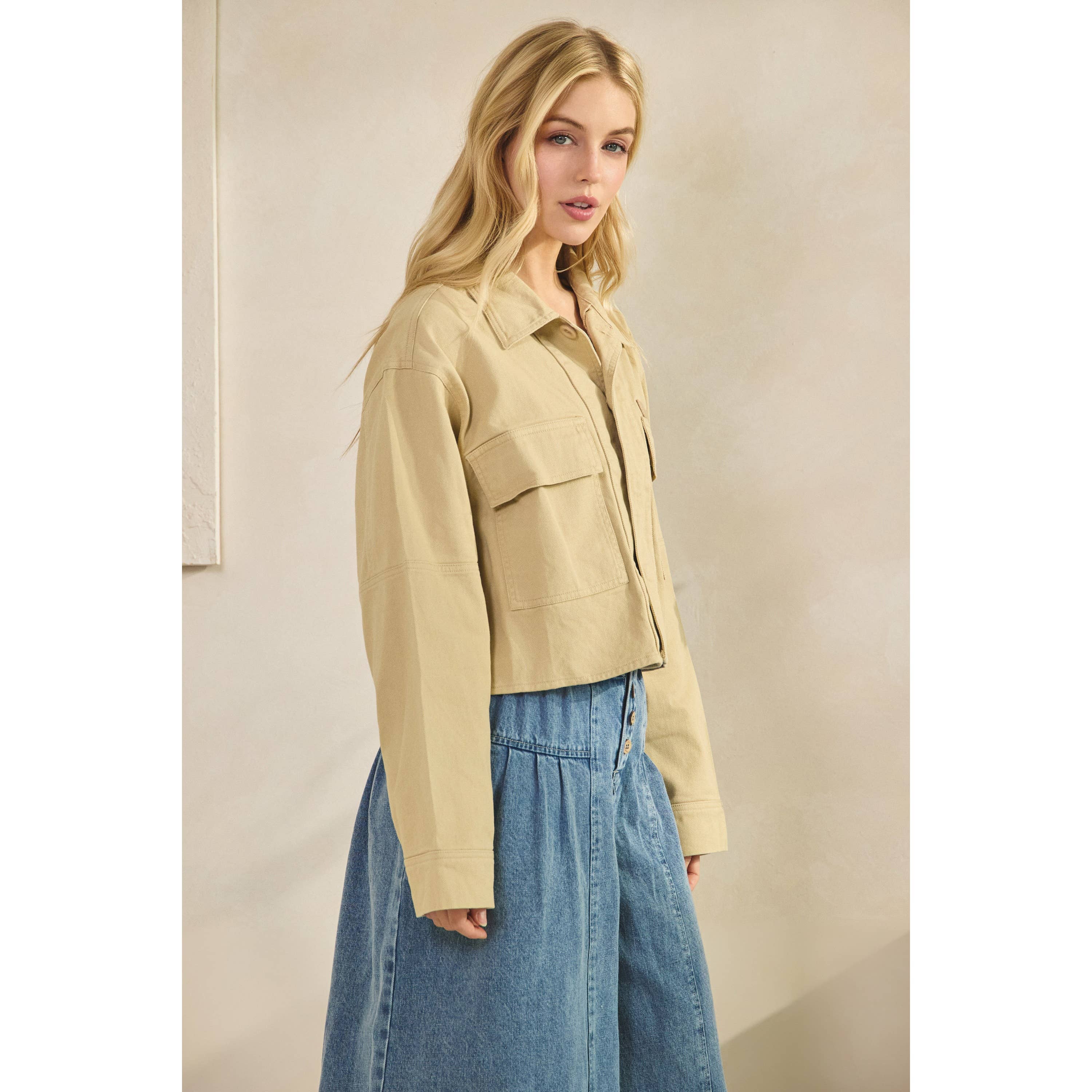 Veveret – Blusão - Mulher por atacado – Casaco com Contraste de Lantejoulas8