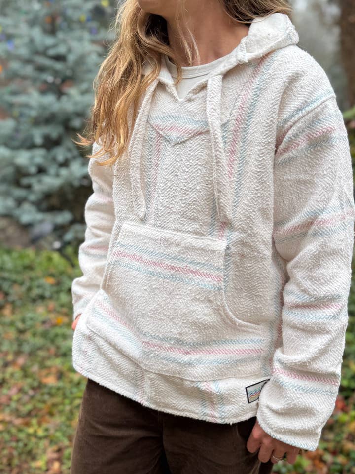 West Path - Wholesale Hoodie - Unisex - Baja Hoodie Mexican Poncho - Hooded Sweater Long sleeve3