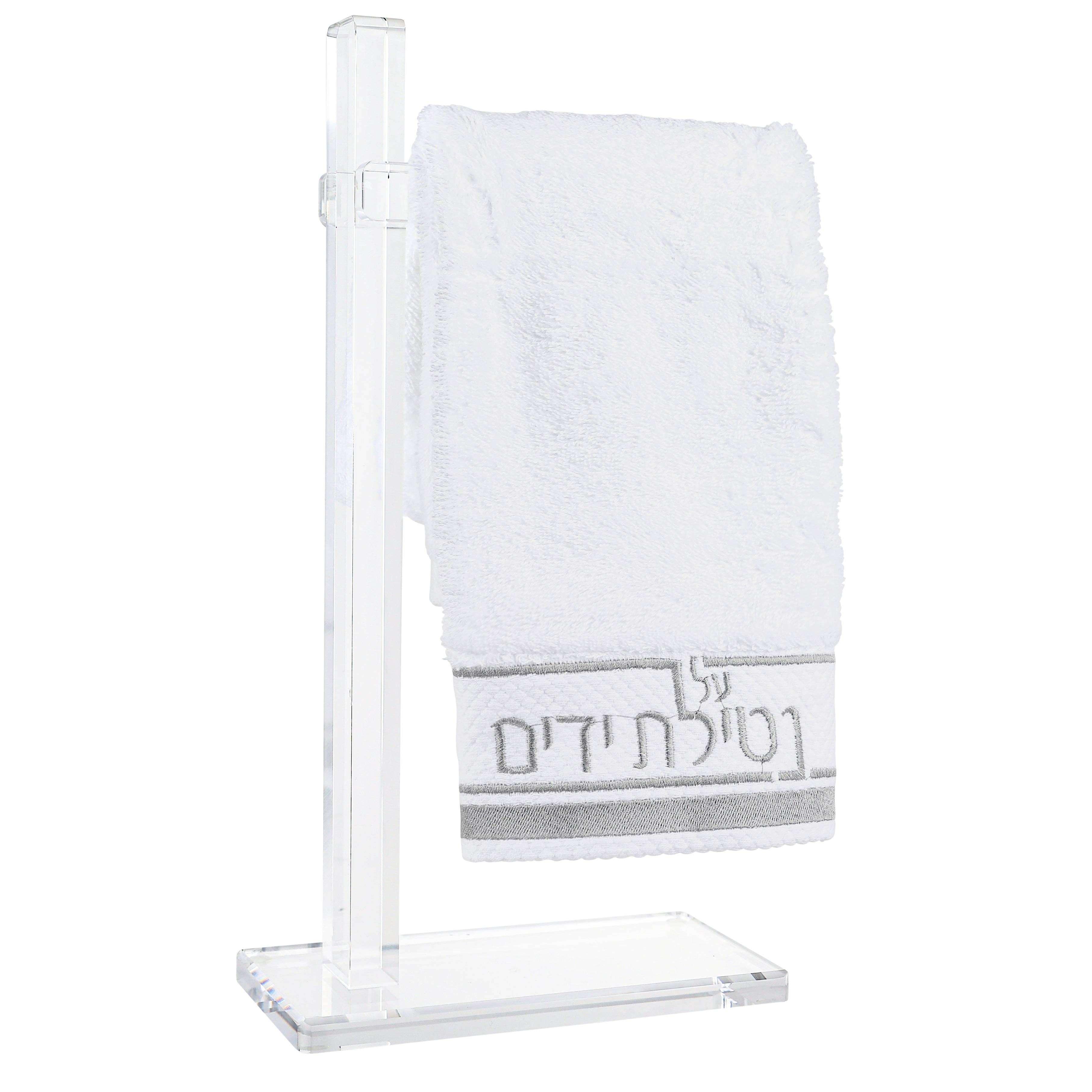 Clear Finger Towel Stand for wholesale on Faire1