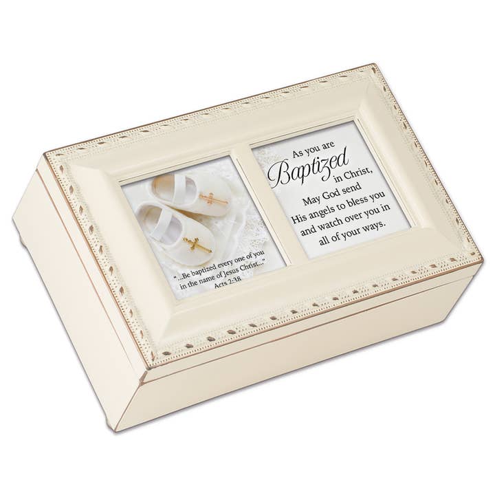 Petite Music Box gedoopt, Handelingen 2:38 voor wholesale door Cottage Garden