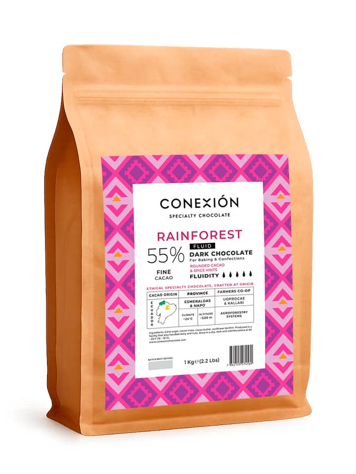 Forêt tropicale 55% Fluide pour la vente par Conexión Chocolate