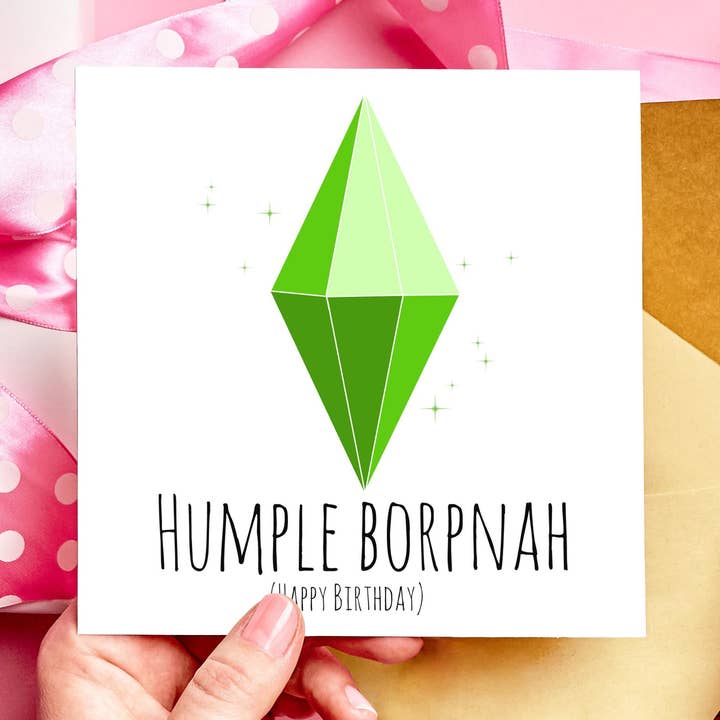 Resplendent Aurora - Wholesale Birthday Card - Humple Borpnah Sims Happy Birthday Card0
