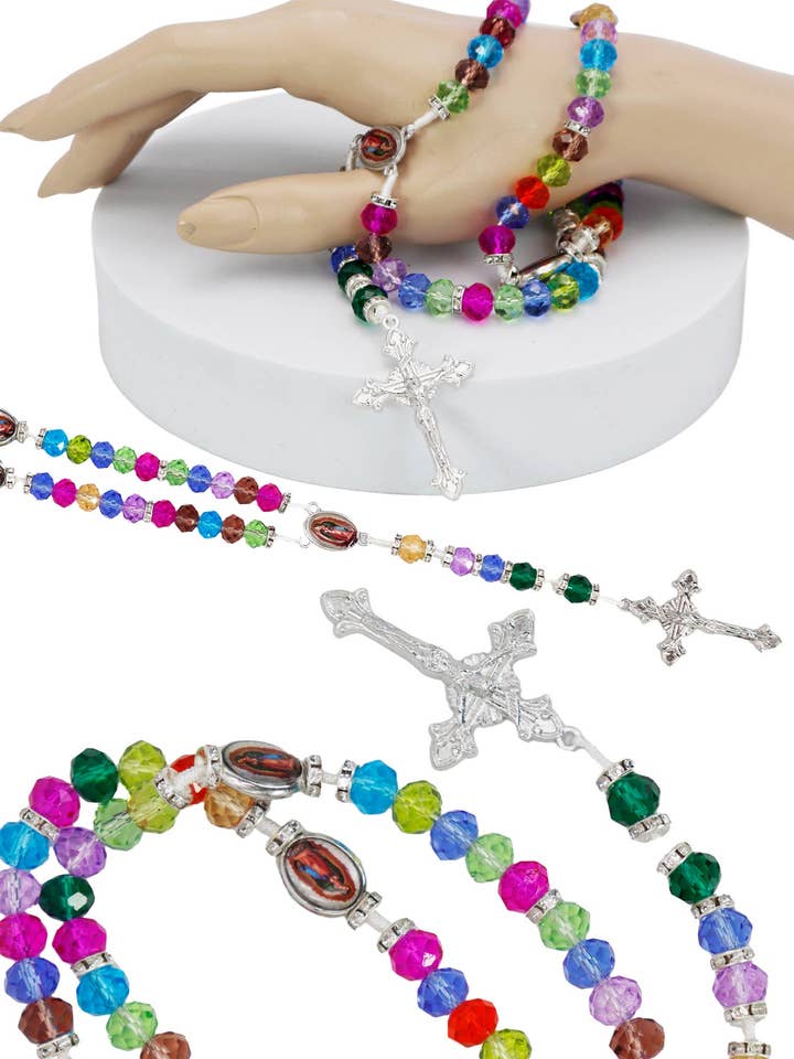 Collana a rosario con perline da preghiera a forma di croce per la vendita all'ingrosso da parte di Cap Zone