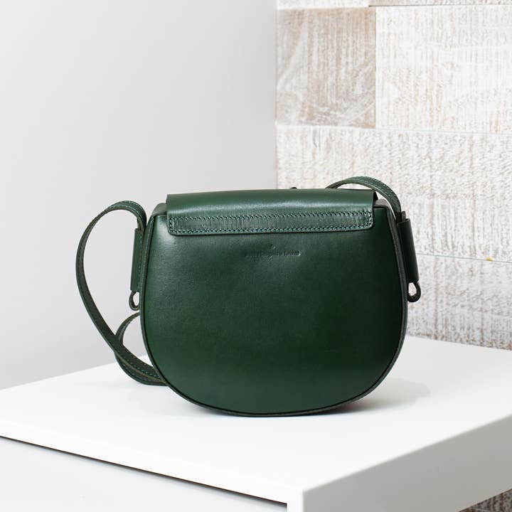 UPPDOO - Wholesale Crossbody Bag - Women's - Vive 2.0 Saddle Crossbody Bag - Hunter Green2