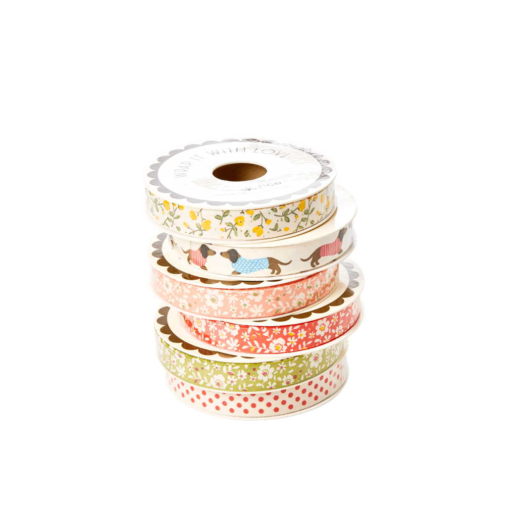 RicebyRice - Wholesale Ribbon - Gift Wrapping - Cotton Ribbon | Dots print2