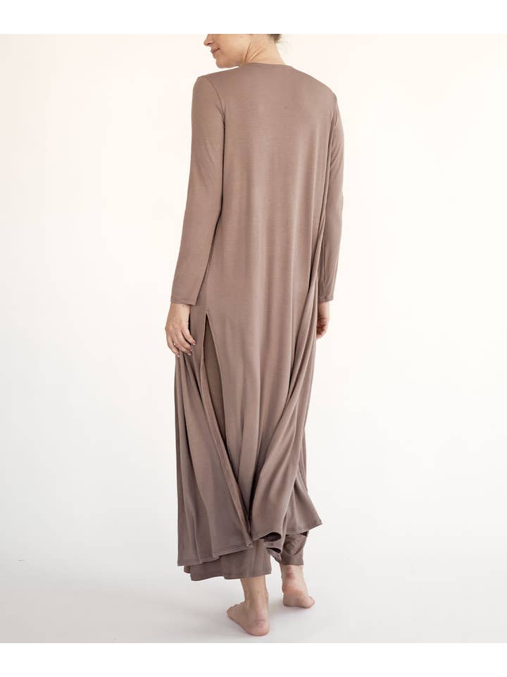 Studio Ko Clothing - Wholesale Cardigan - Women's - BAMBOO MAXI LONG CARDIGAN
