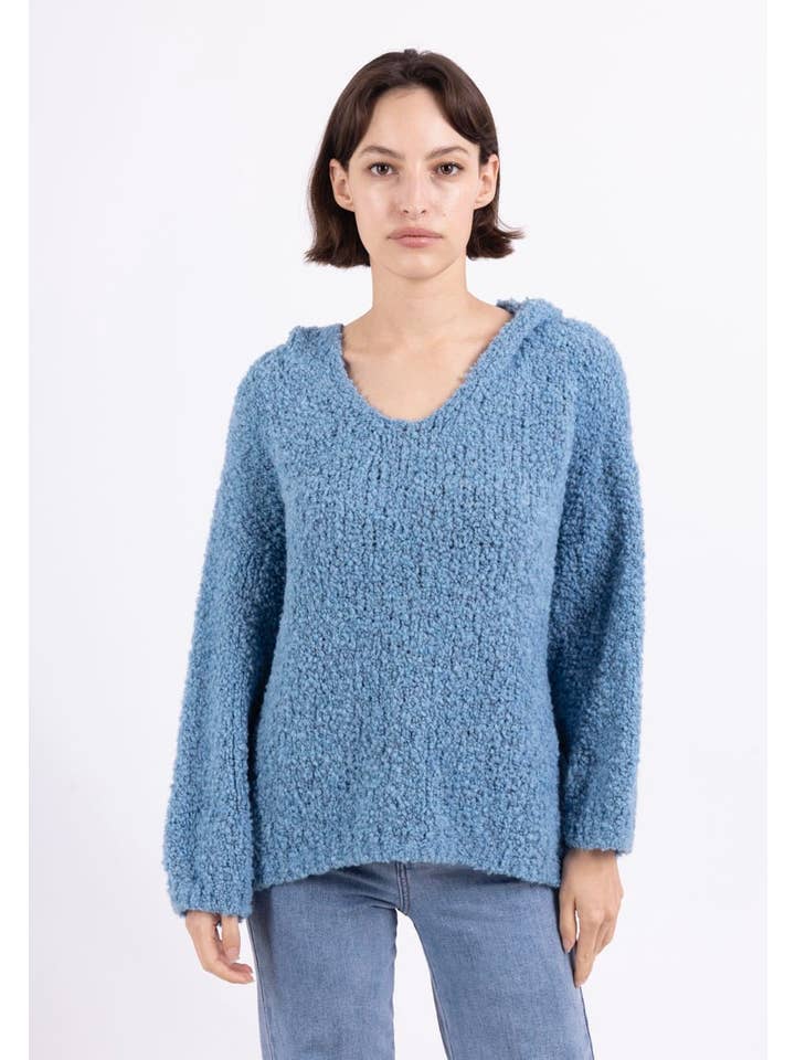 LINEN & COTTON HOUSE - Wholesale Knit Sweater - Women's - 8951 FALL WINTER CLOTHING HOODIE 17
