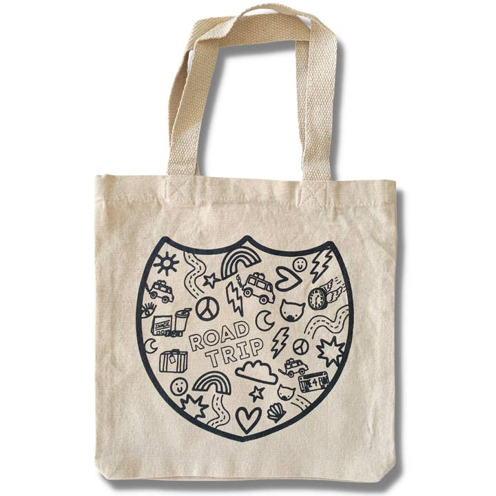 ROAD TRIP COLORIR TOTE por atacado de Time Flies Games