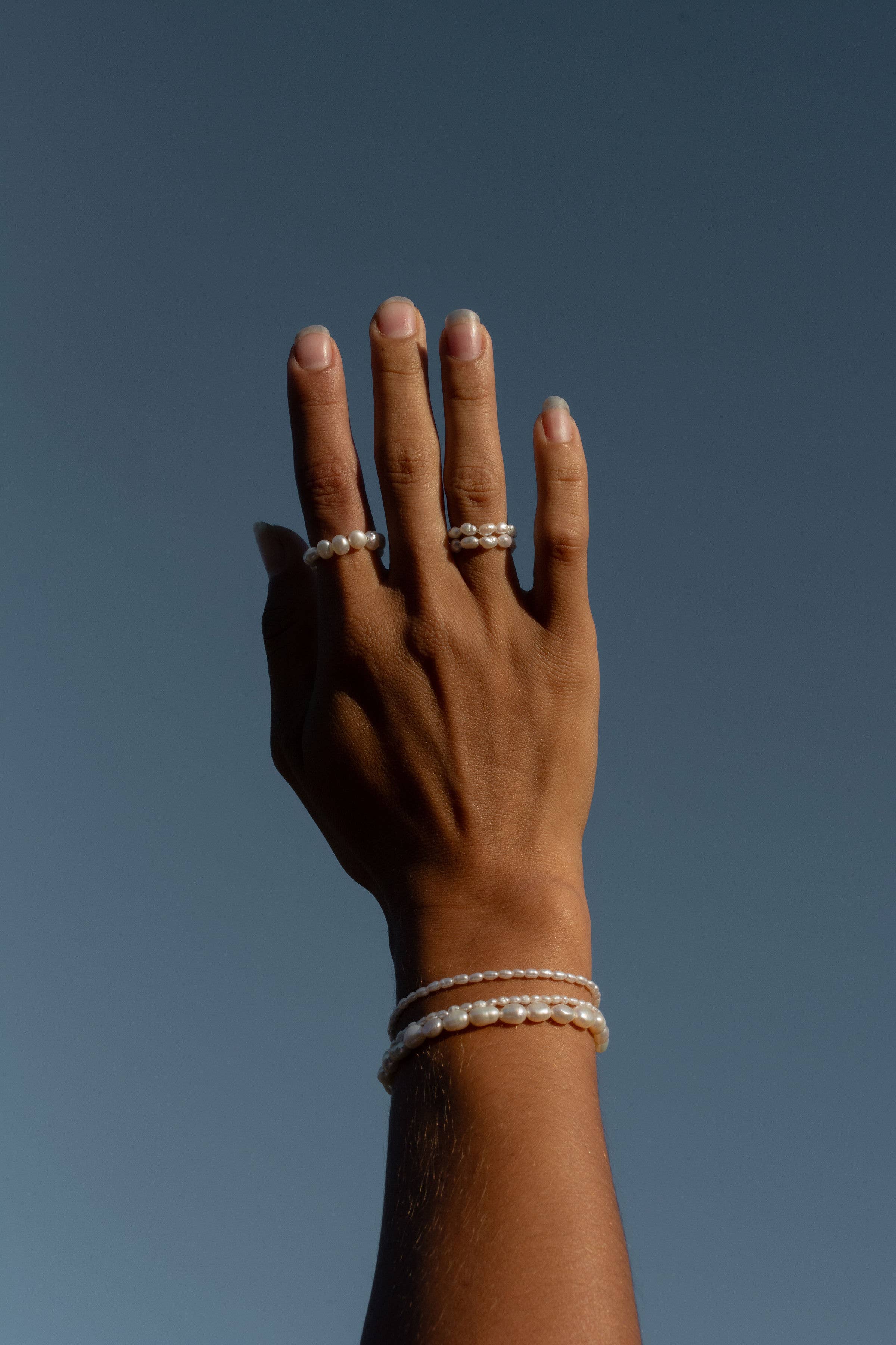 May Martin - Wholesale Band/Stacked Ring - Aria Pearl Ring1