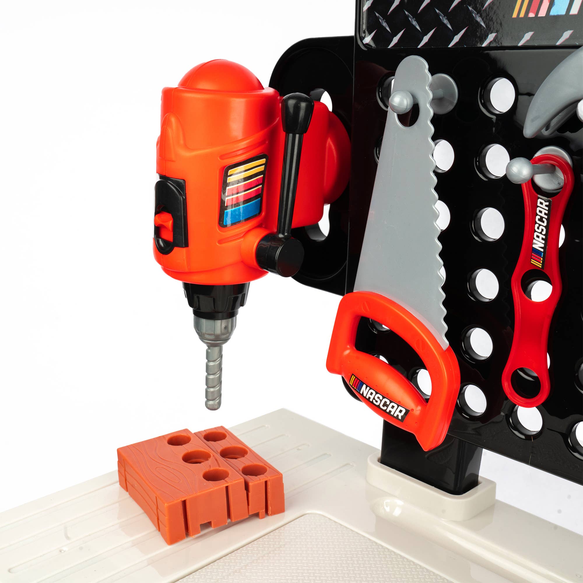 World Tech Toys - Wholesale Toy Set - Kids - Team Nascar Pit Stop Playset with Take Apart Car (84 Pieces)5