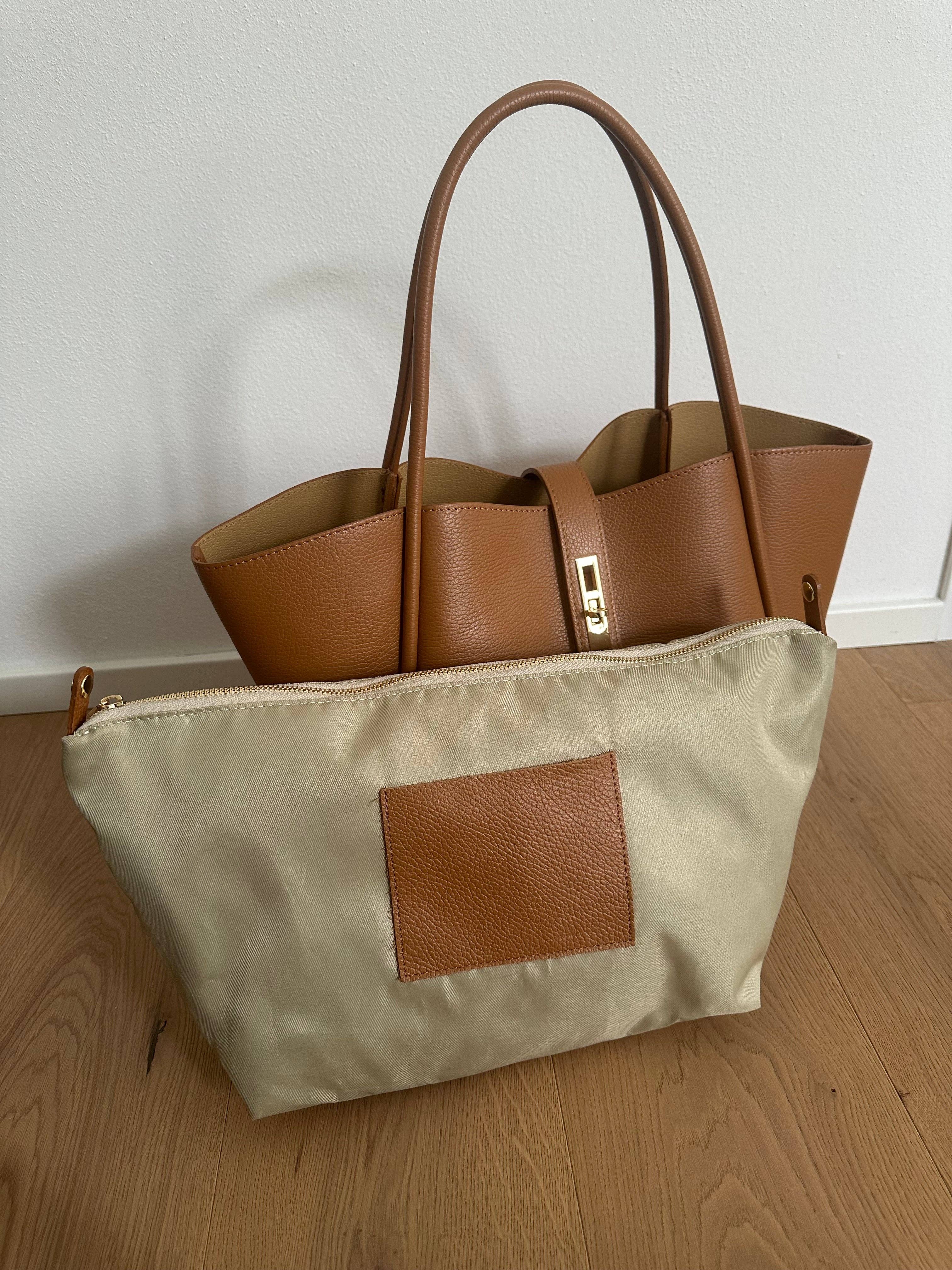 Zhade – Engroshandel Skuldertaske – til kvinder – LUCY stor taske i ægte hamret læder8