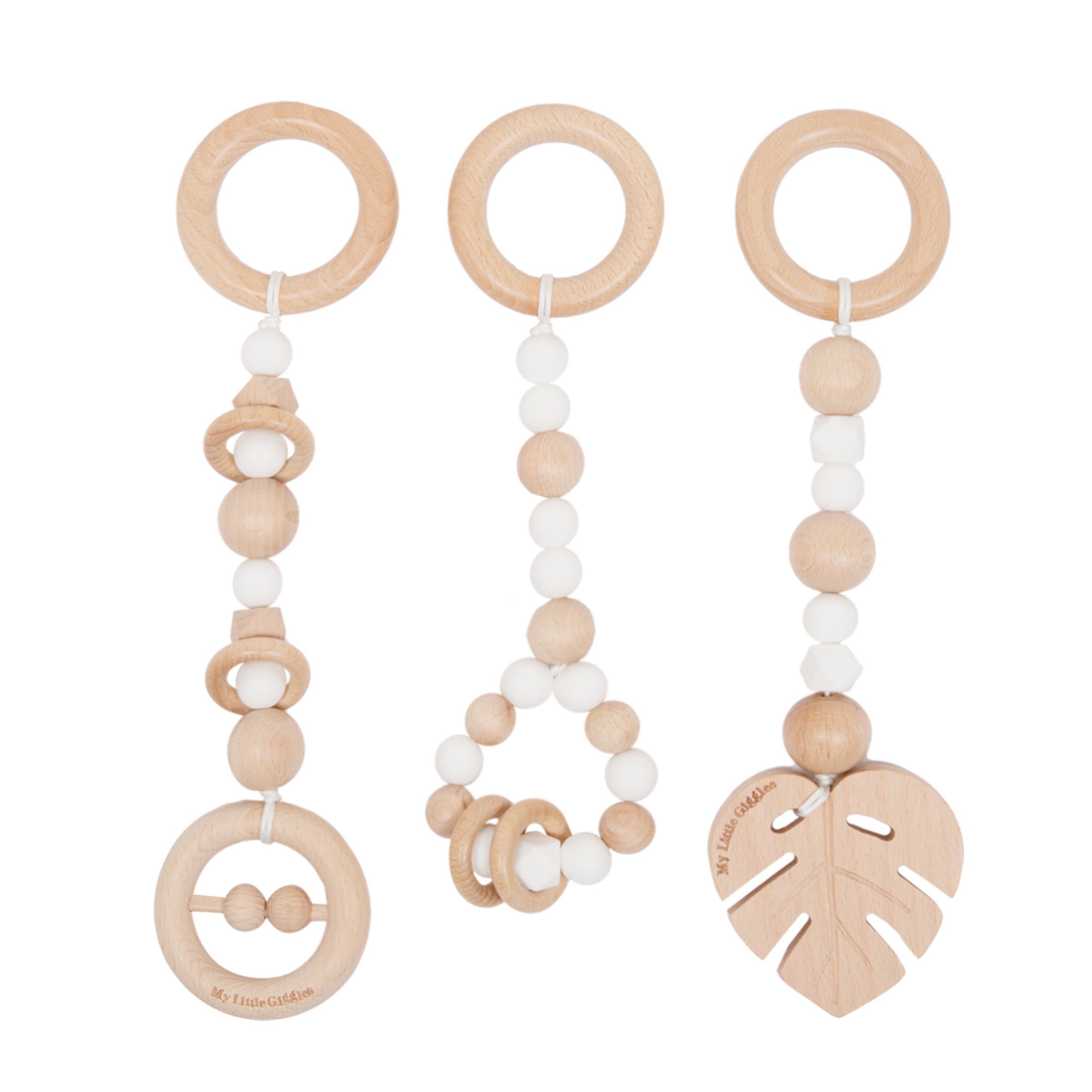 My Little Giggles - Wholesale Wood Toy - Kids - My Little Play Bar & x3 Toy Package – Natural Frame0