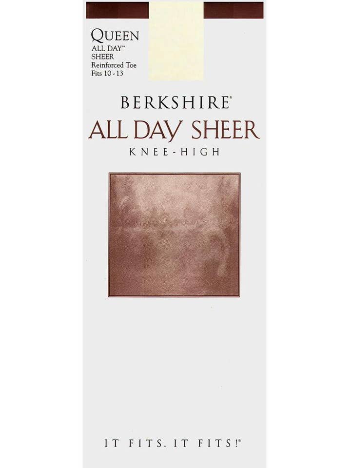 Berkshire - Wholesale Pantyhose - Women's - Queen All Day Sheer Knee High with Reinforced Toe - 6451