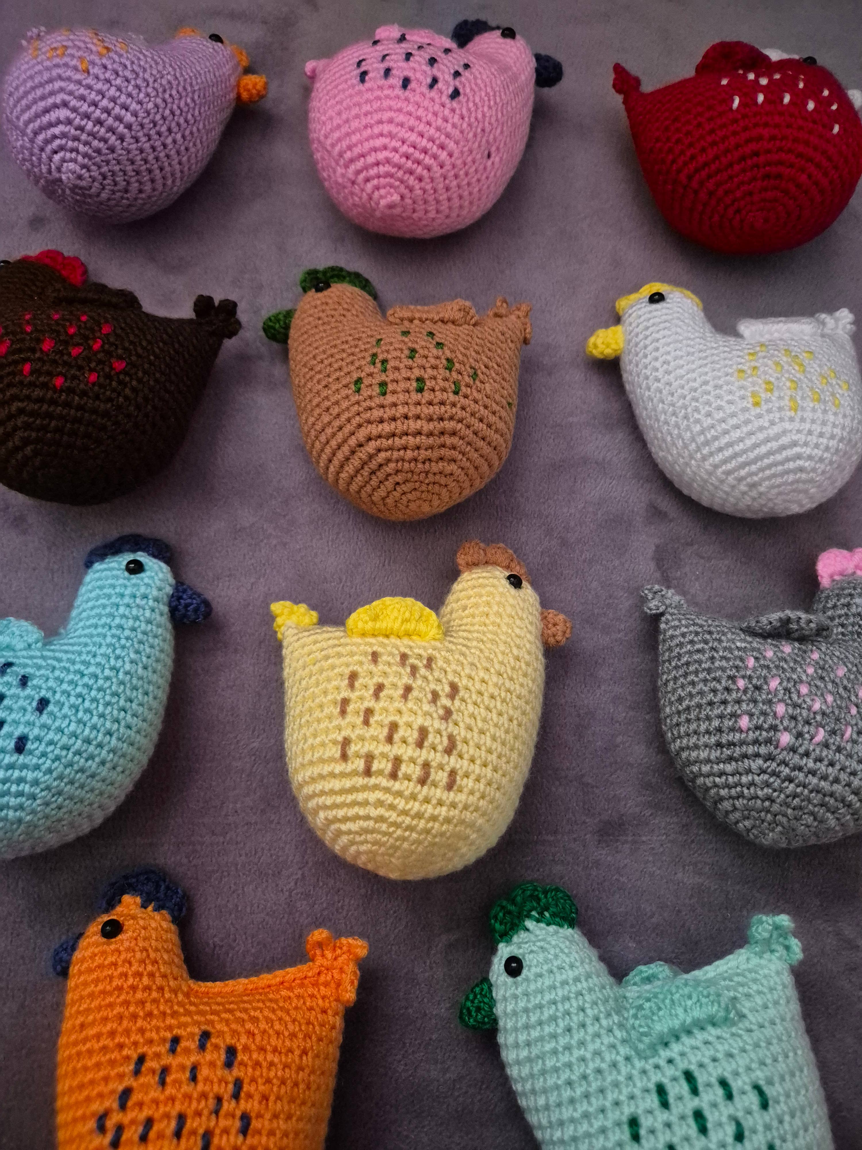 despinacrafting – Großhandel Kuschel-/Plüschtier – Kind & Baby – Häkel-Hühnchenspielzeug, Amigurumi Kuscheltier4