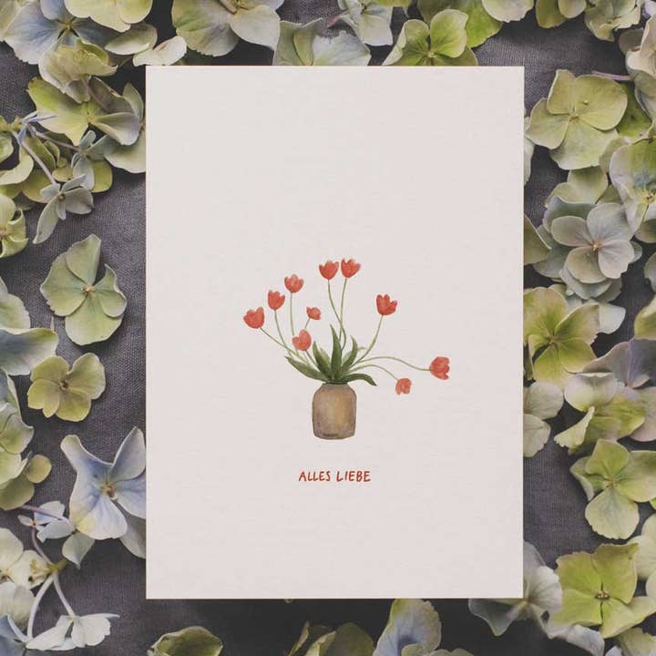 Tulpenboeket - Alle Liefde | Ansichtkaart voor wholesale door tucán y limón