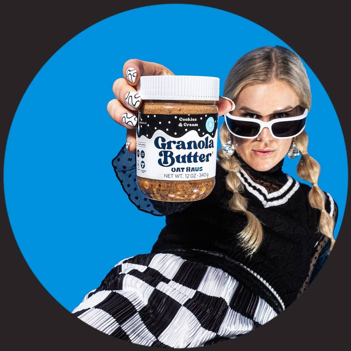 Oat Haus - Wholesale Nut Butter - Cookies & Cream Granola Butter | Nut-free, Vegan, GF Spread8