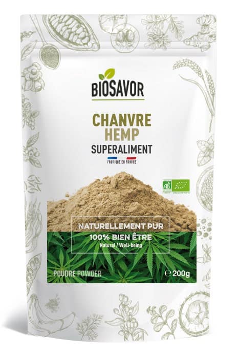 BioSavor – Großhandel Protein-/Superfood-Pulver – BioSavor Bio Hanfmehl 200 g0