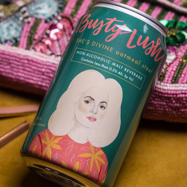 Busty Lush - Wholesale Non-Alcoholic Beer - She's Divine Non-Alcoholic Oatmeal Stout (4pk)3