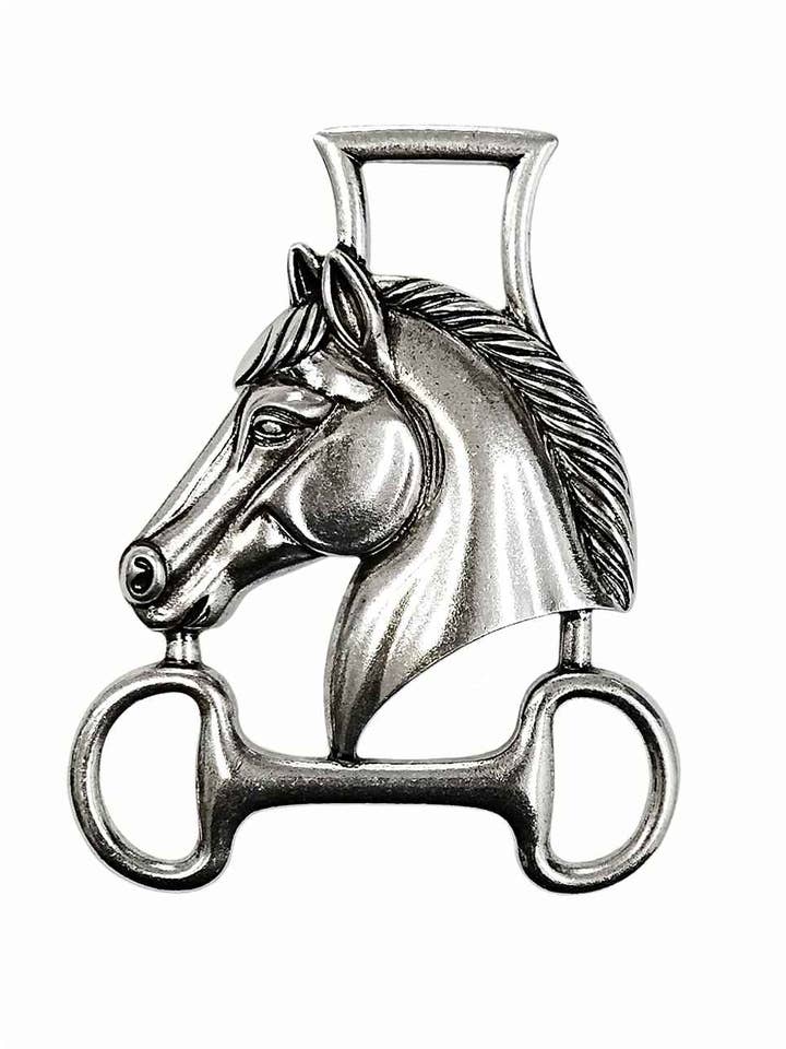 0080 SILVER WESTERN HORSE PENDANT for wholesale by Turquoise Haven
