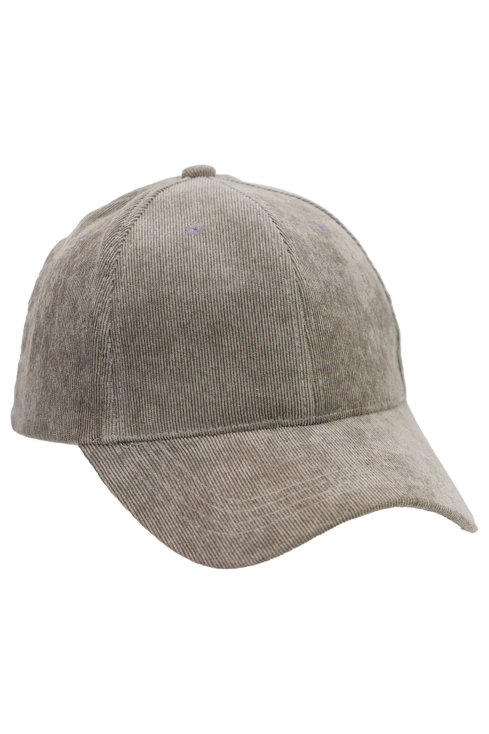 Cap Zone – Großhandel Basecap – Damen – Baseballkappe aus Cord-Baumwolle mit Klettverschluss hinten3