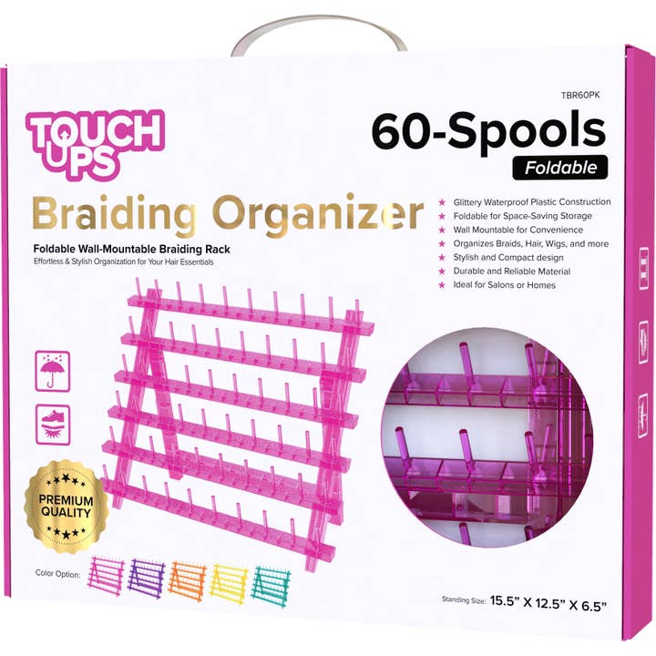 TouchUps - Plastic Braiding Organizer for wholesale by SM Beauty LLC