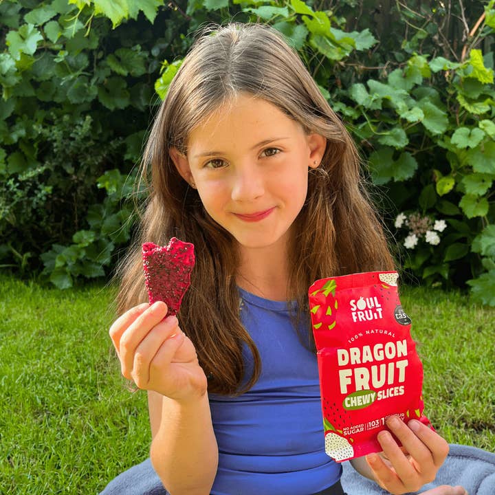 Soul Fruit - Vente Fruits secs/déshydratés - Fruit du dragon séché doux - 10 x 30 g