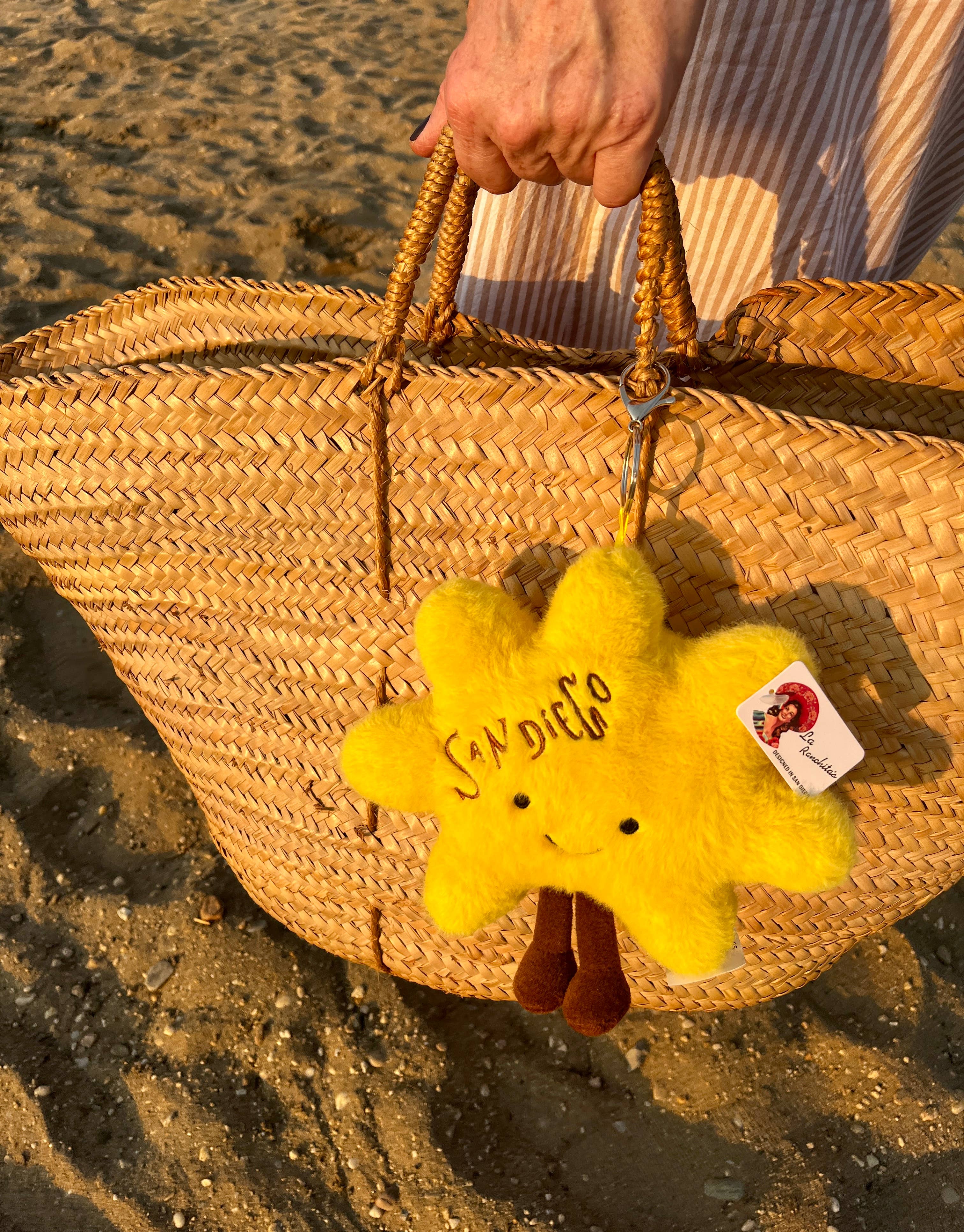 La Ranchita's - Wholesale Keychain - Unisex - San Diego Sun Plush + Bag Charm + San Diego Hat 3