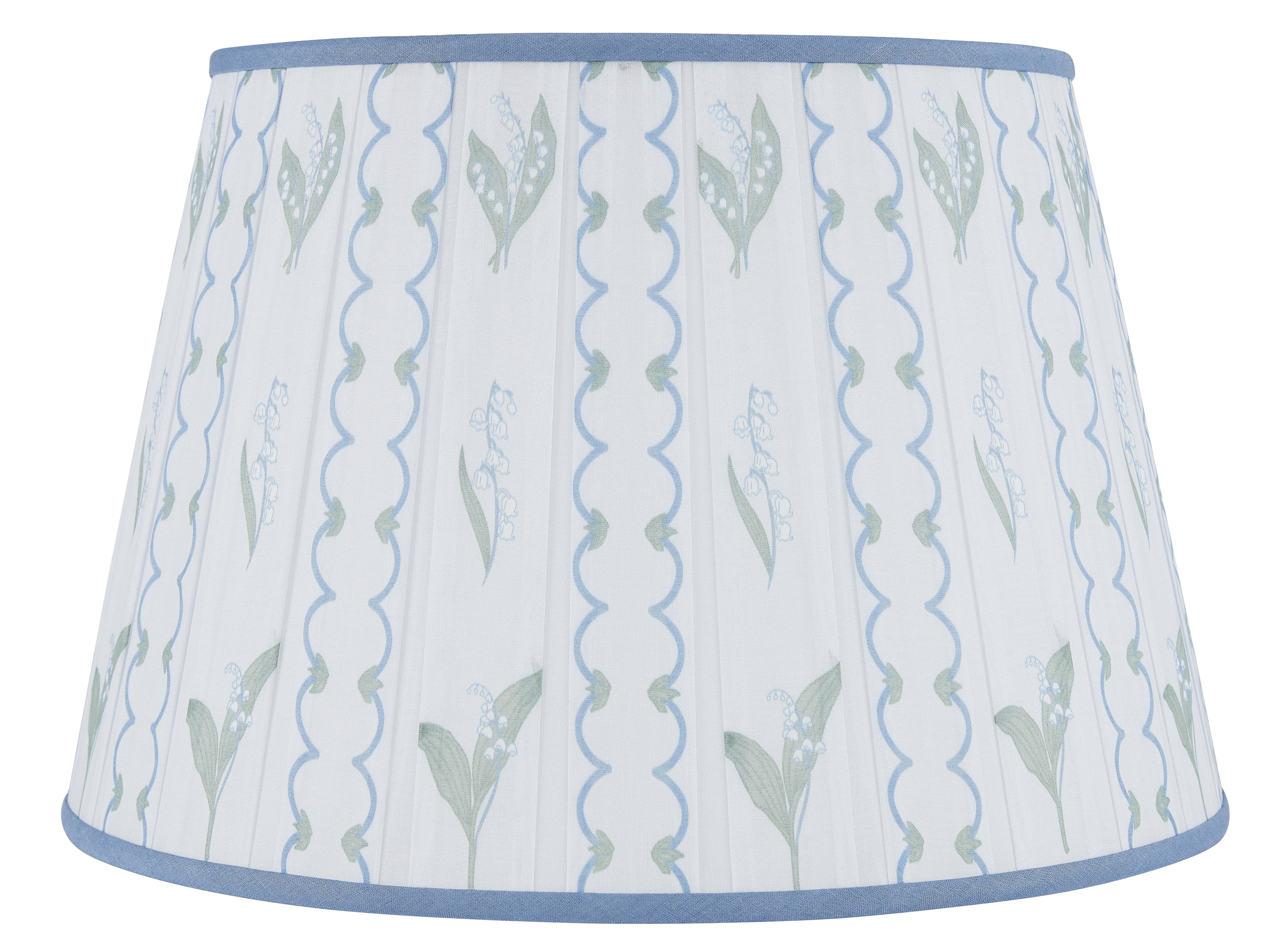 International Shades - Wholesale Lamp Shade - Lily Print Empire Shade0