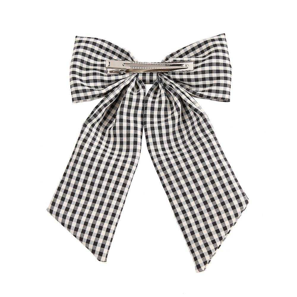 MKS America - Wholesale Hair Clip - Women's - Sweet Plaid Bow Hair Clips6